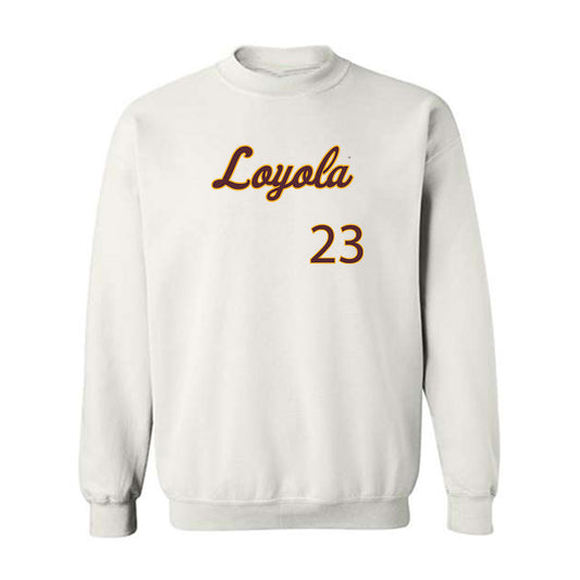 Loyola - NCAA Softball : Brooke Steinhorst - Replica Shersey Crewneck Sweatshirt-0