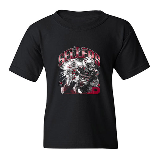 South Carolina - NCAA Football : LaNorris Sellers - Collage Youth T-Shirt-0