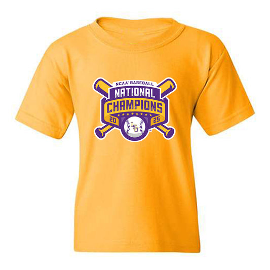 LSU - NCAA Baseball : Tanner Reaves - National Championship Shersey Youth T-Shirt-0