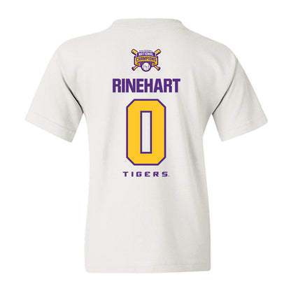 LSU - NCAA Baseball : Jace Rinehart - National Championship Shersey Youth T-Shirt-1