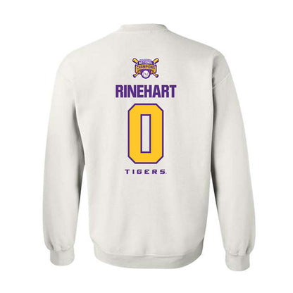 LSU - NCAA Baseball : Jace Rinehart - National Championship Shersey Crewneck Sweatshirt-1
