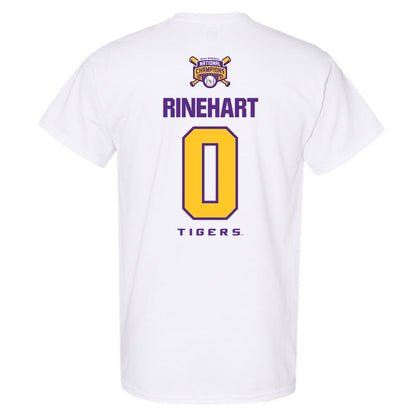 LSU - NCAA Baseball : Jace Rinehart - National Championship Shersey T-Shirt-1