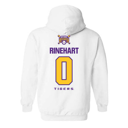 LSU - NCAA Baseball : Jace Rinehart - National Championship Shersey Hooded Sweatshirt-1