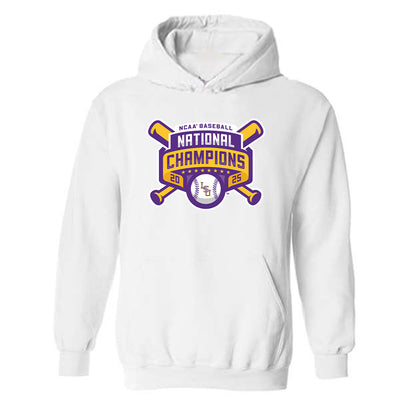 LSU - NCAA Baseball : Jace Rinehart - National Championship Shersey Hooded Sweatshirt-0