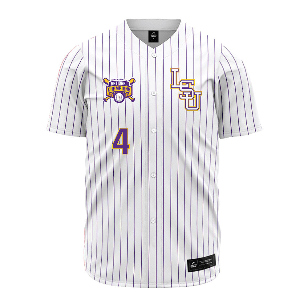 LSU - NCAA Baseball : Steven Milam - National Championship Jersey-0