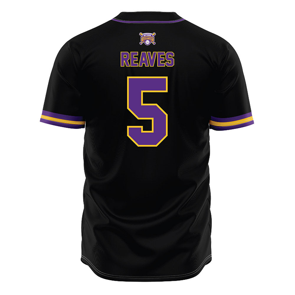 LSU - NCAA Baseball : Tanner Reaves - National Championship Jersey-1
