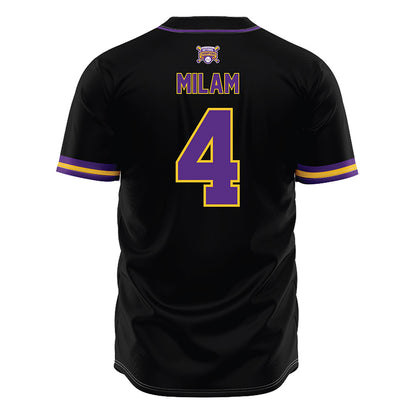 LSU - NCAA Baseball : Steven Milam - National Championship Jersey-1