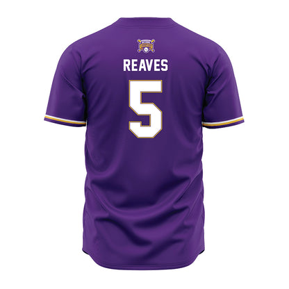 LSU - NCAA Baseball : Tanner Reaves - National Championship Jersey-1