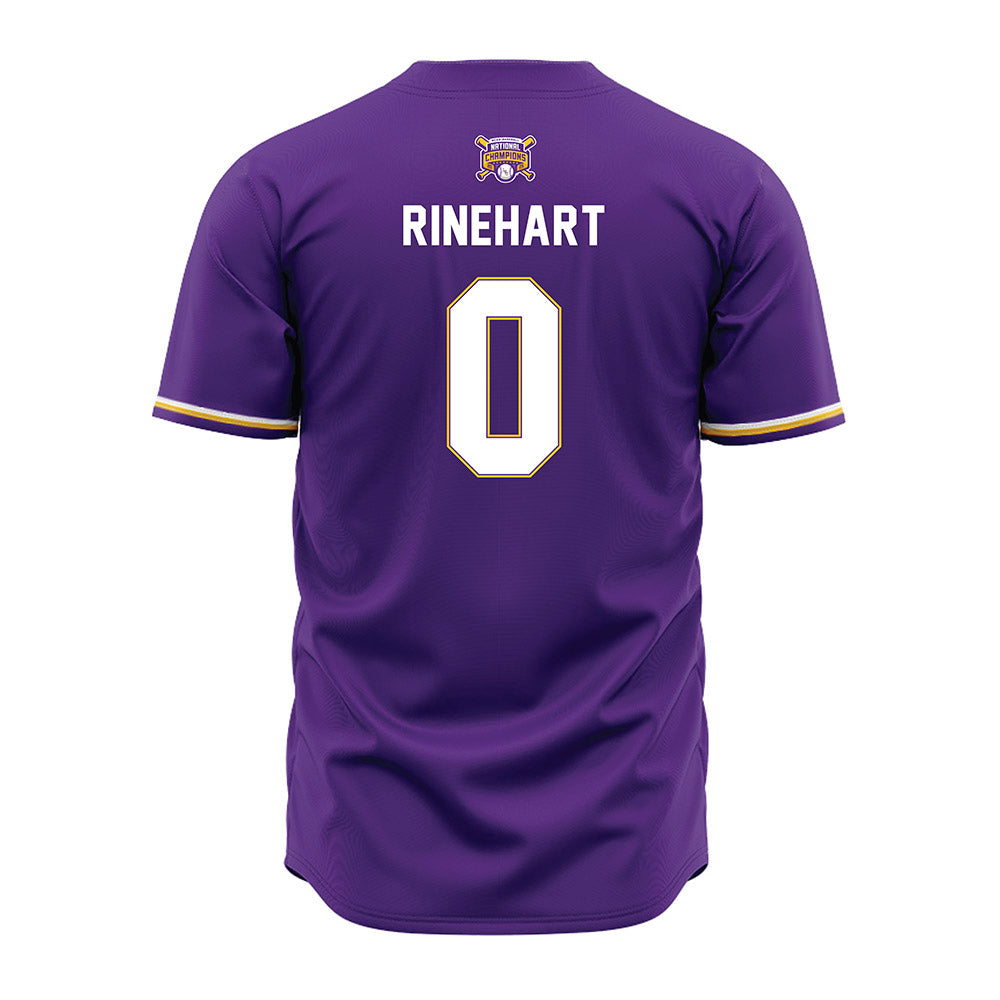 LSU - NCAA Baseball : Jace Rinehart - National Championship Jersey-1