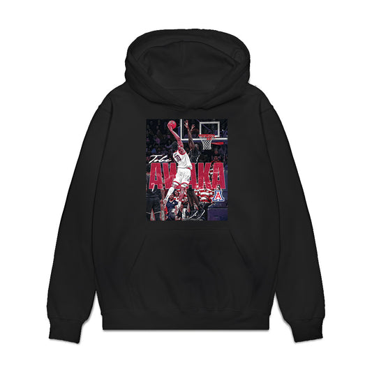 Arizona - NCAA Men's Basketball : Tobe Awaka - Graphic Tee Premium Hooded Sweatshirt-0