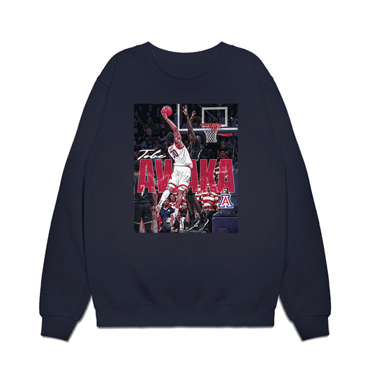 Arizona - NCAA Men's Basketball : Tobe Awaka - Graphic Tee Premium Crewneck Sweatshirt-0
