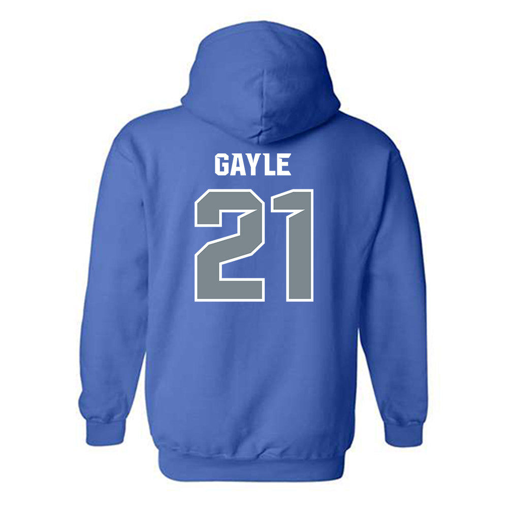 Southern Nevada - NCAA Men's Basketball : Zion Gayle - Classic Shersey Hooded Sweatshirt-1