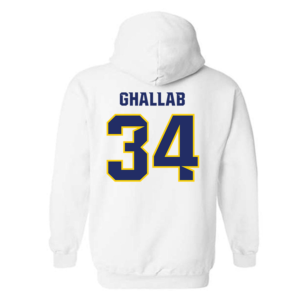 Southern Nevada - NCAA Men's Basketball : Qualib Ghallab - Classic Shersey Hooded Sweatshirt-1