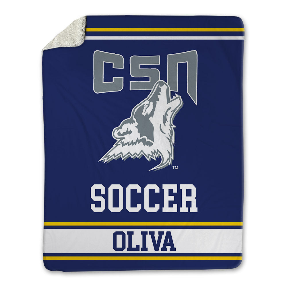Southern Nevada - NCAA Women's Soccer : Kate Oliva - Blanket-0