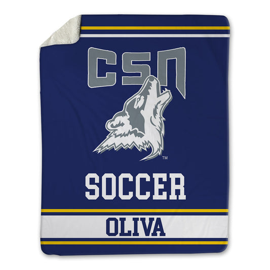 Southern Nevada - NCAA Women's Soccer : Kate Oliva - Blanket-0
