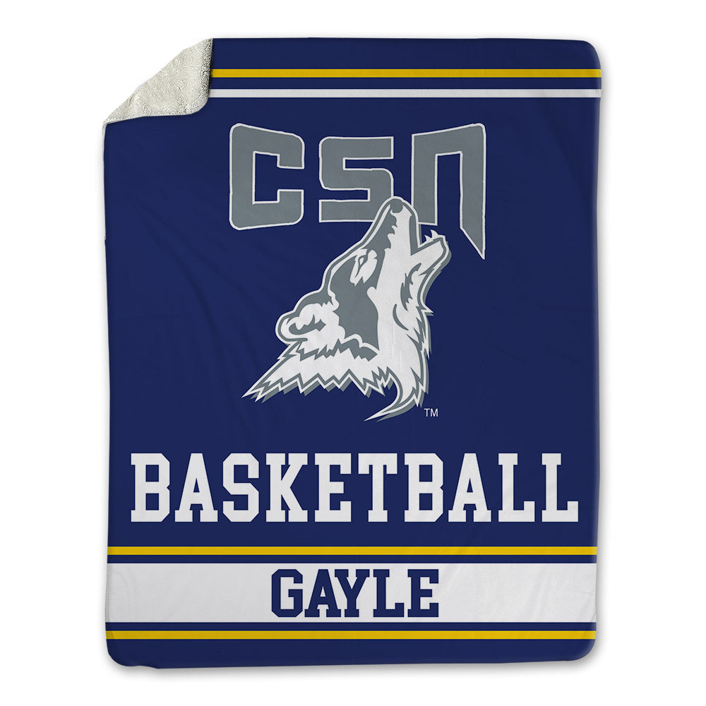 Southern Nevada - NCAA Men's Basketball : Zion Gayle - Blanket-0