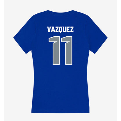 Southern Nevada - NCAA Women's Basketball : Bianca Vazquez - Classic Shersey Women's V-Neck T-Shirt-1