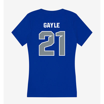 Southern Nevada - NCAA Men's Basketball : Zion Gayle - Classic Shersey Women's V-Neck T-Shirt-1
