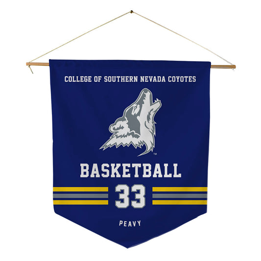 Southern Nevada - NCAA Women's Basketball : Daisha Peavy - Pennant - 18" x 21"-0