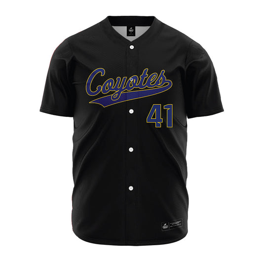 Southern Nevada - NCAA Baseball : Grant Smith - Black Jersey-0