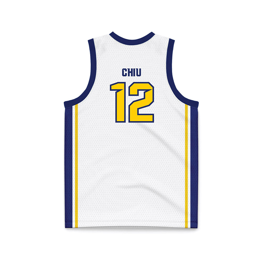 Southern Nevada - NCAA Men's Basketball : Joshua Chiu - White Basketball Jersey-1