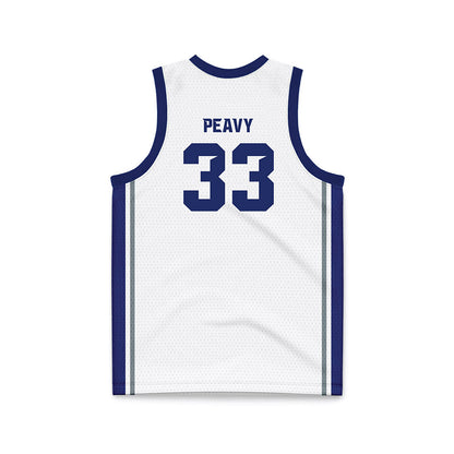 Southern Nevada - NCAA Women's Basketball : Daisha Peavy - White Basketball Jersey-1