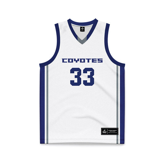 Southern Nevada - NCAA Women's Basketball : Daisha Peavy - White Basketball Jersey-0