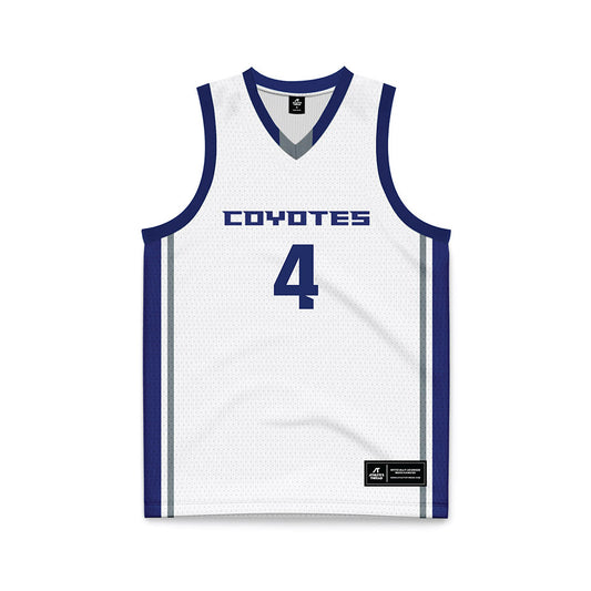 Southern Nevada - NCAA Women's Basketball : Alanna Jackson - White Basketball Jersey-0