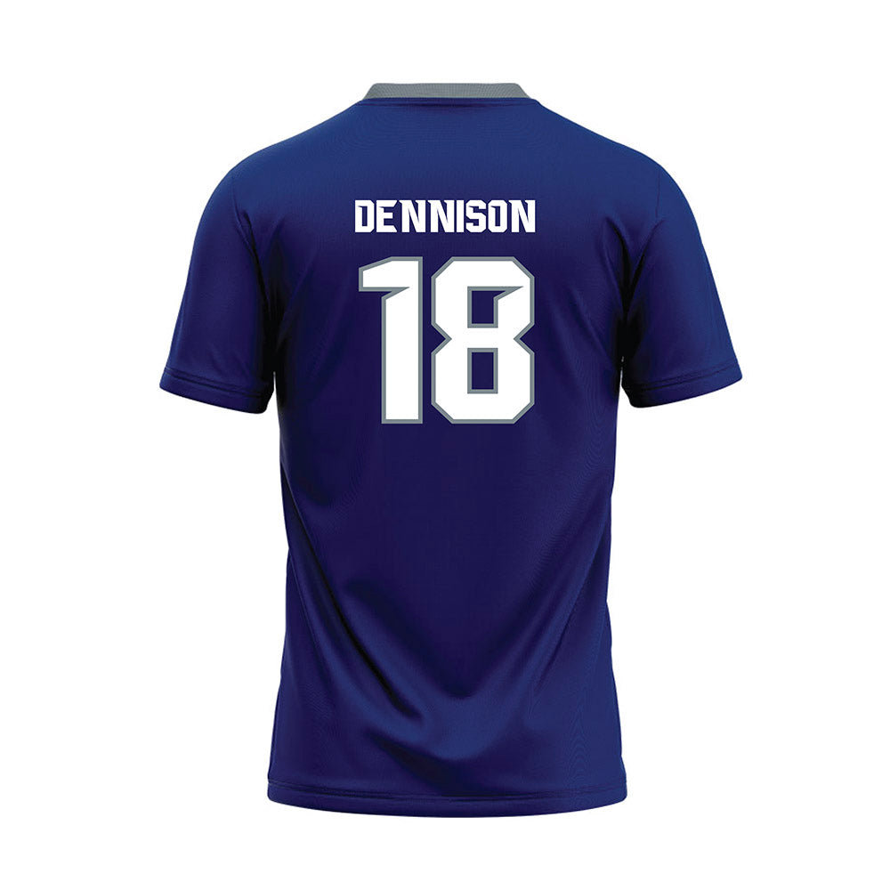 Southern Nevada - NCAA Softball : Sierra Dennison - Blue Baseball Jersey-1