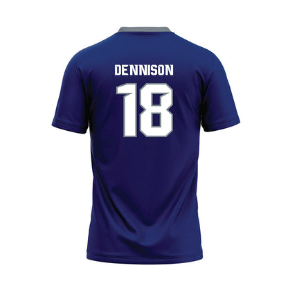Southern Nevada - NCAA Softball : Sierra Dennison - Blue Baseball Jersey-1