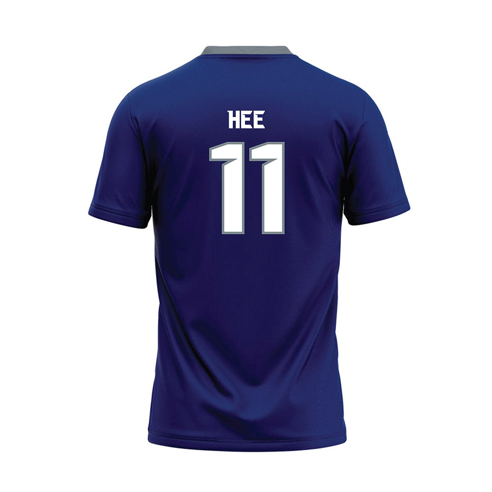 Southern Nevada - NCAA Softball : Breya Hee - Blue Baseball Jersey-1