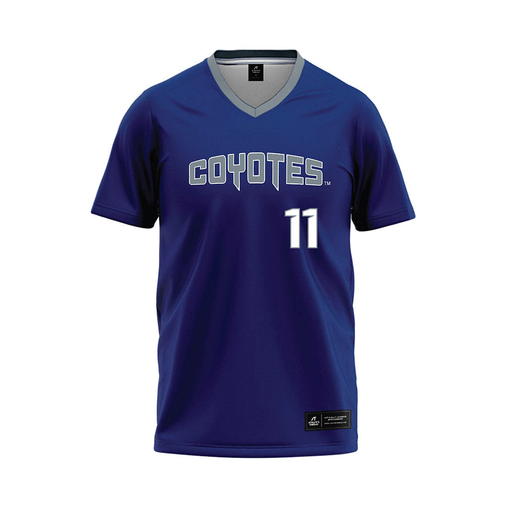 Southern Nevada - NCAA Softball : Breya Hee - Blue Baseball Jersey-0