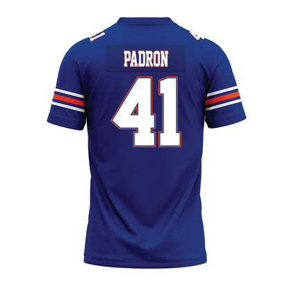Florida - NCAA Football : Liam Padron - Blue Premium Football Jersey-1