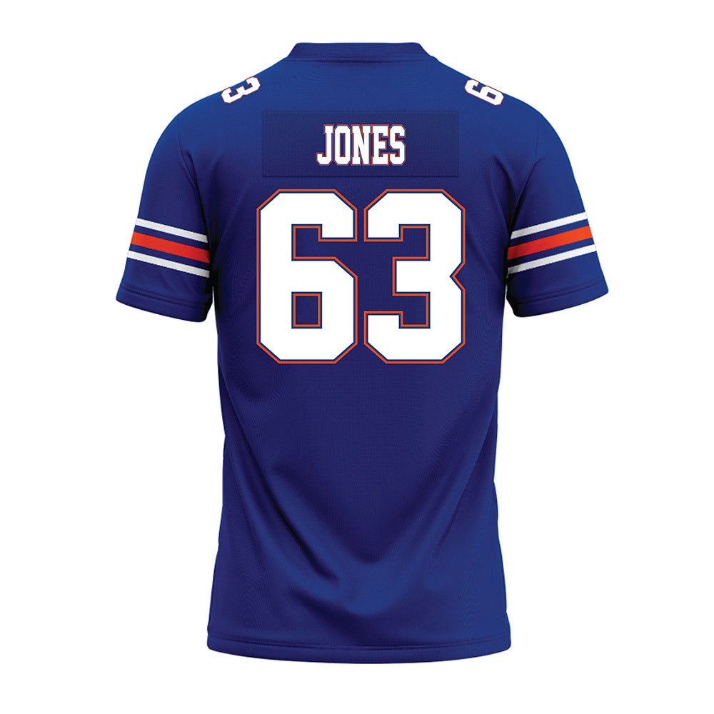 Florida - NCAA Football : Caden Jones - Blue Premium Football Jersey-1