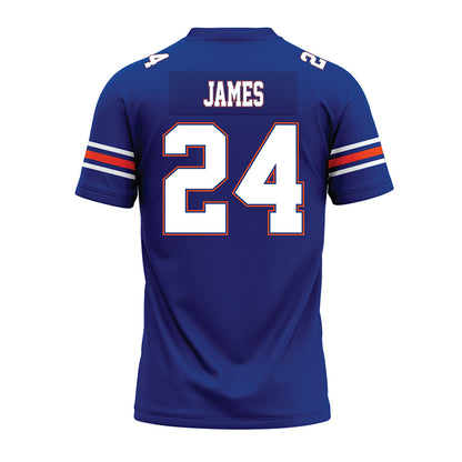 Florida - NCAA Football : Kamran James - Blue Premium Football Jersey-1