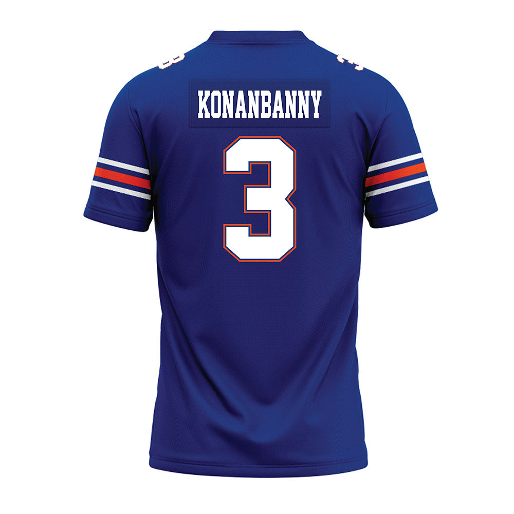 Florida - NCAA Football : Onis Konanbanny - Blue Premium Football Jersey-1