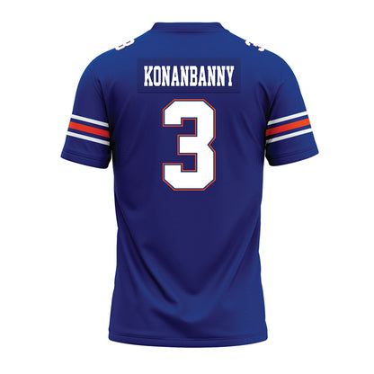 Florida - NCAA Football : Onis Konanbanny - Blue Premium Football Jersey-1