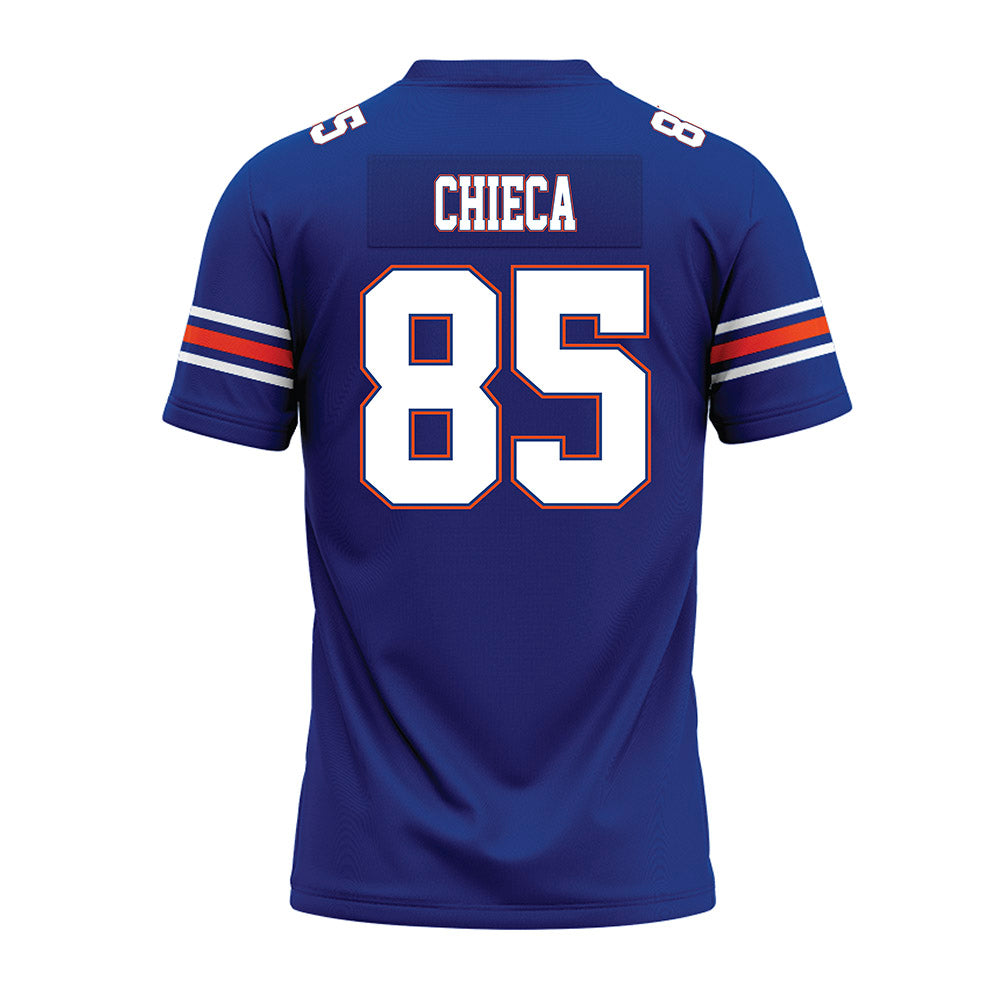 Florida - NCAA Football : Evan Chieca - Blue Premium Football Jersey-1
