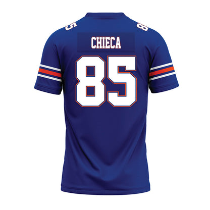 Florida - NCAA Football : Evan Chieca - Blue Premium Football Jersey-1