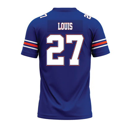 Florida - NCAA Football : Byron Louis - Blue Premium Football Jersey-1