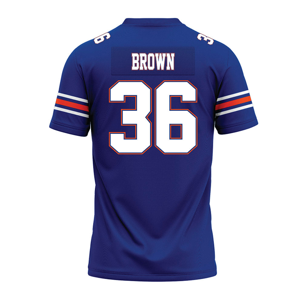 Florida - NCAA Football : Vincent Brown - Blue Premium Football Jersey-1
