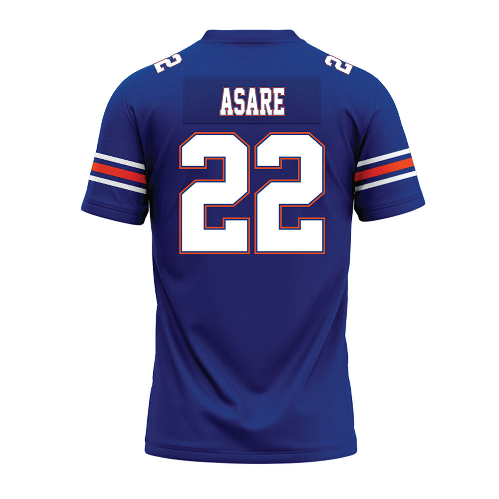 Florida - NCAA Football : Kofi Asare - Blue Premium Football Jersey-1