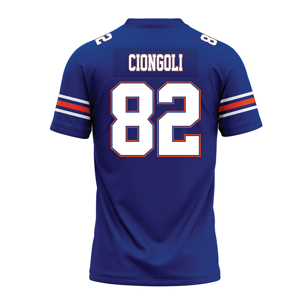 Florida - NCAA Football : Ace Ciongoli - Blue Premium Football Jersey-1