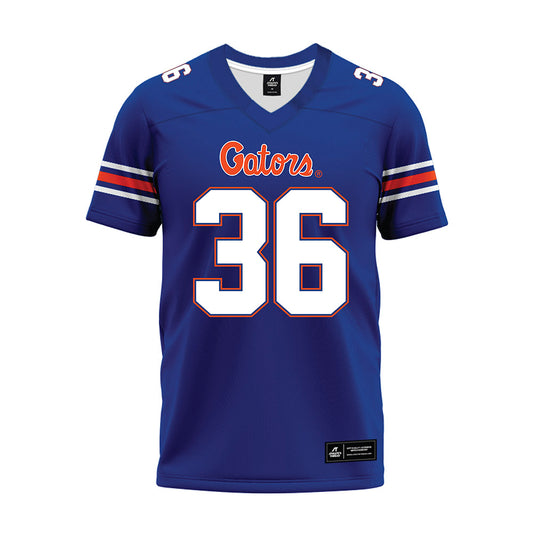 Florida - NCAA Football : Vincent Brown - Blue Premium Football Jersey-0