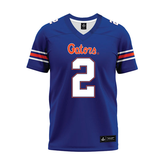 Florida - NCAA Football : Eric Singleton Jr. - Blue Premium Football Jersey-0
