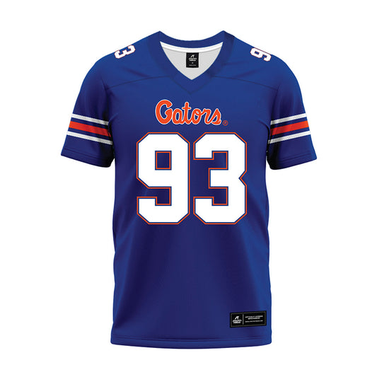 Florida - NCAA Football : DK Kalu - Blue Premium Football Jersey-0