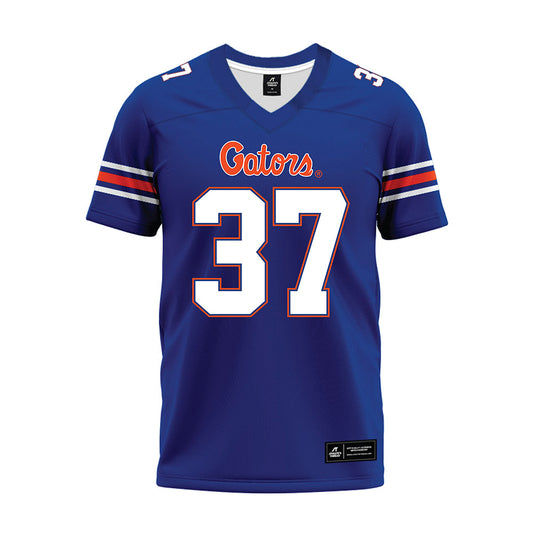 Florida - NCAA Football : Javion Toombs - Blue Premium Football Jersey-0