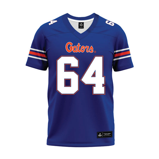 Florida - NCAA Football : Eagan Boyer - Blue Premium Football Jersey-0