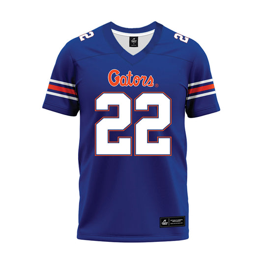 Florida - NCAA Football : Kofi Asare - Blue Premium Football Jersey-0