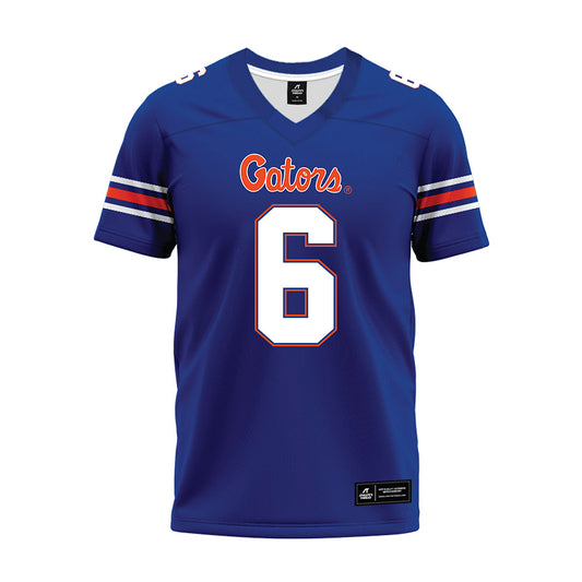 Florida - NCAA Football : J'Vari Flowers - Blue Premium Football Jersey-0